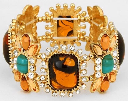 Vintage Blossom Stretch Bracelet