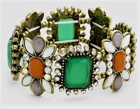 Vintage Blossom Stretch Bracelet