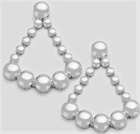 Triangle Hoop Earrings