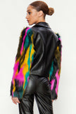 Faux Leather Moto Jacket