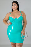 Melted Blue Dress