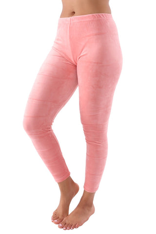 CUDDLE WITH ME VELOUR LEGGINGS, PINK
