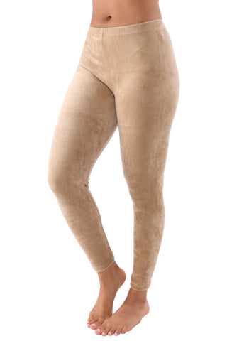 CUDDLE WITH ME VELOUR LEGGINGS